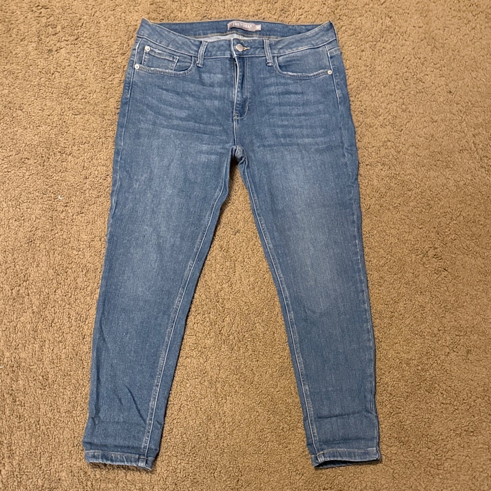 Just USA Light Blue Ankle Jeans